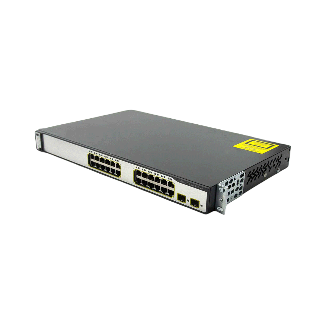 سوئیچ POE سیسکو مدل WS-C3750G-24PS-S